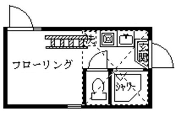 フェリスホーネットの物件間取画像